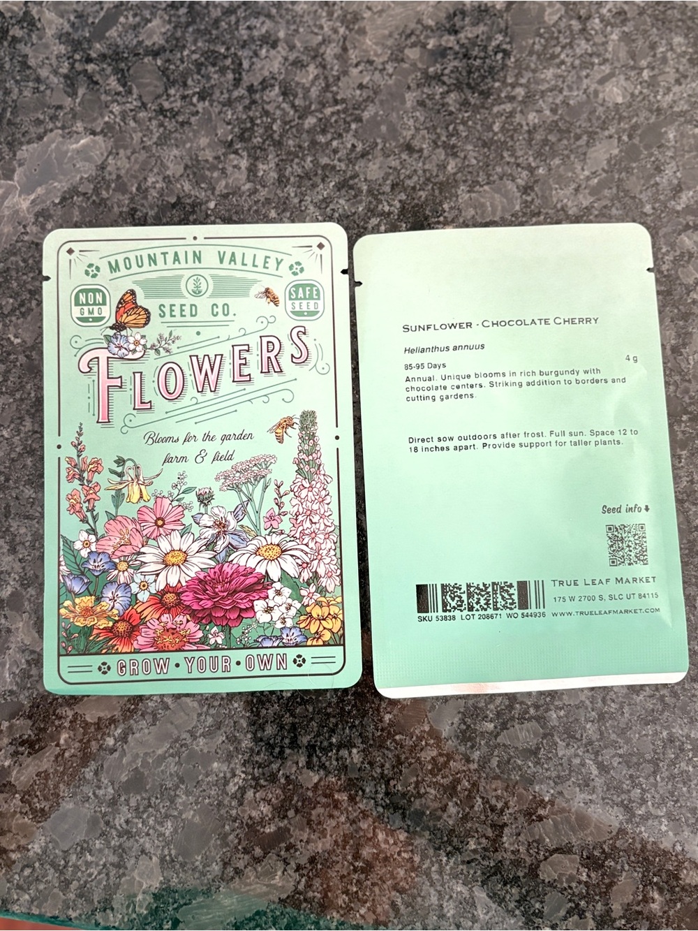 Sunflower seeds - 2 pack